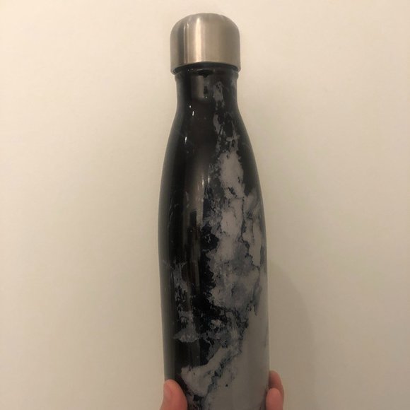 Black/Grey Marble Swell Bottle - Picture 5 of 6